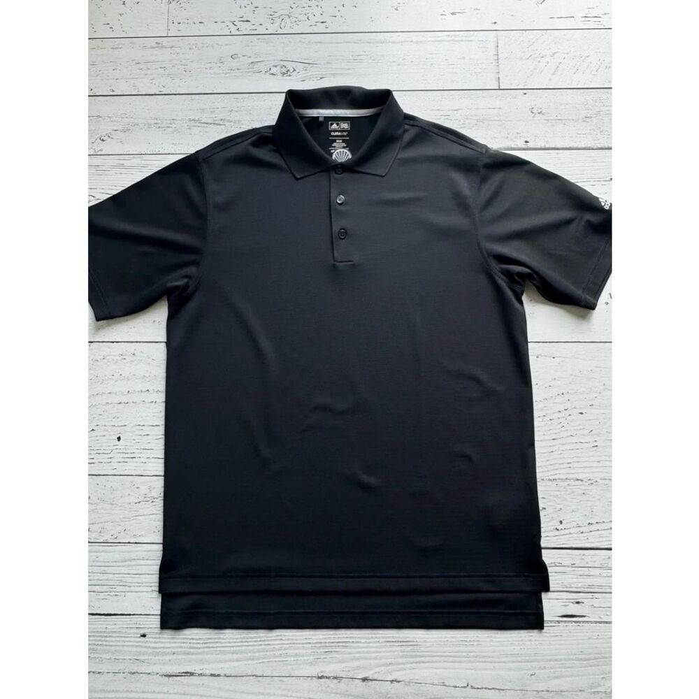 Adidas Men's Black Performance Golf Polo